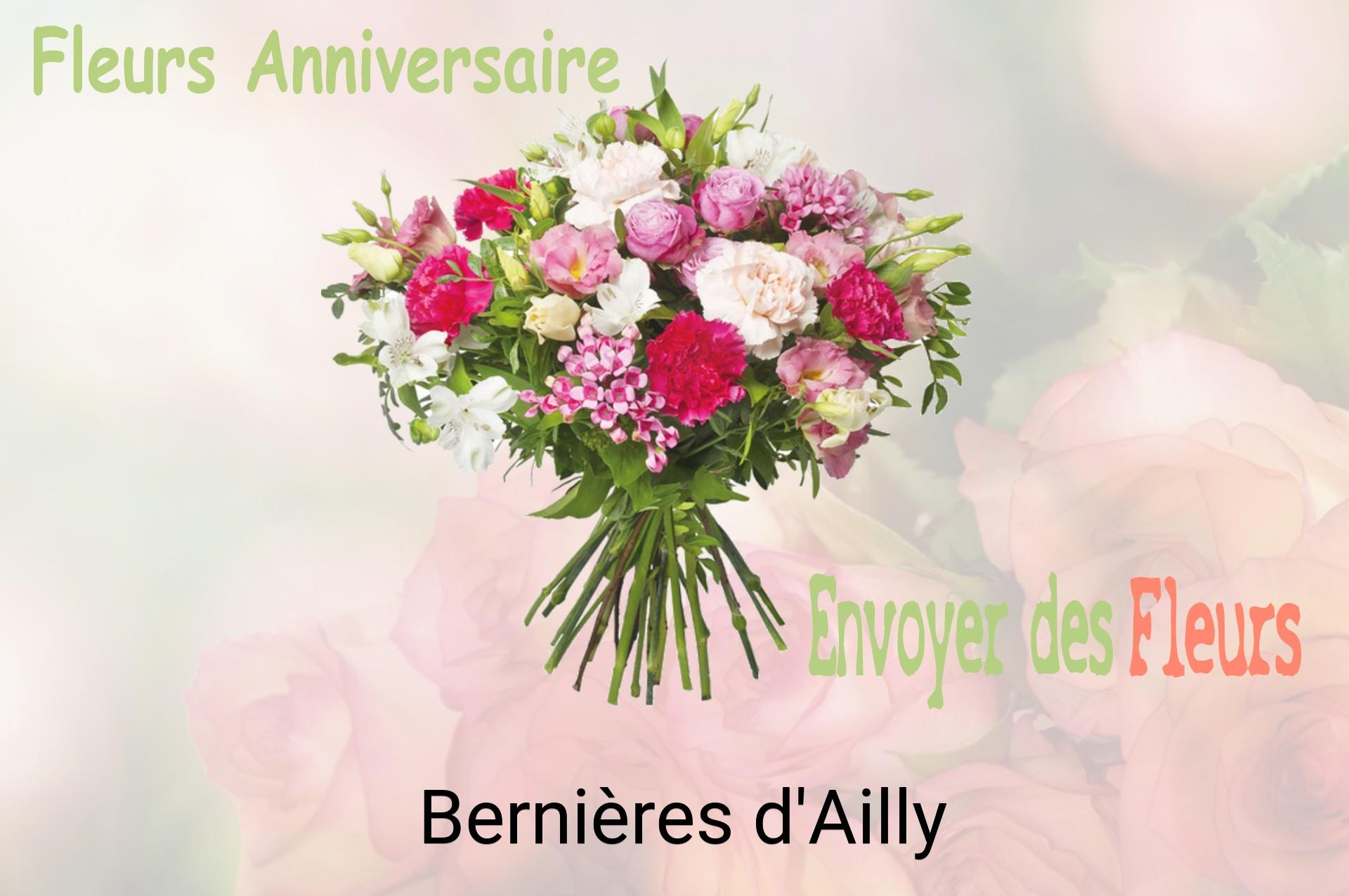Bouquet de fleurs d’anniversaire livré à Bernières-d'Ailly